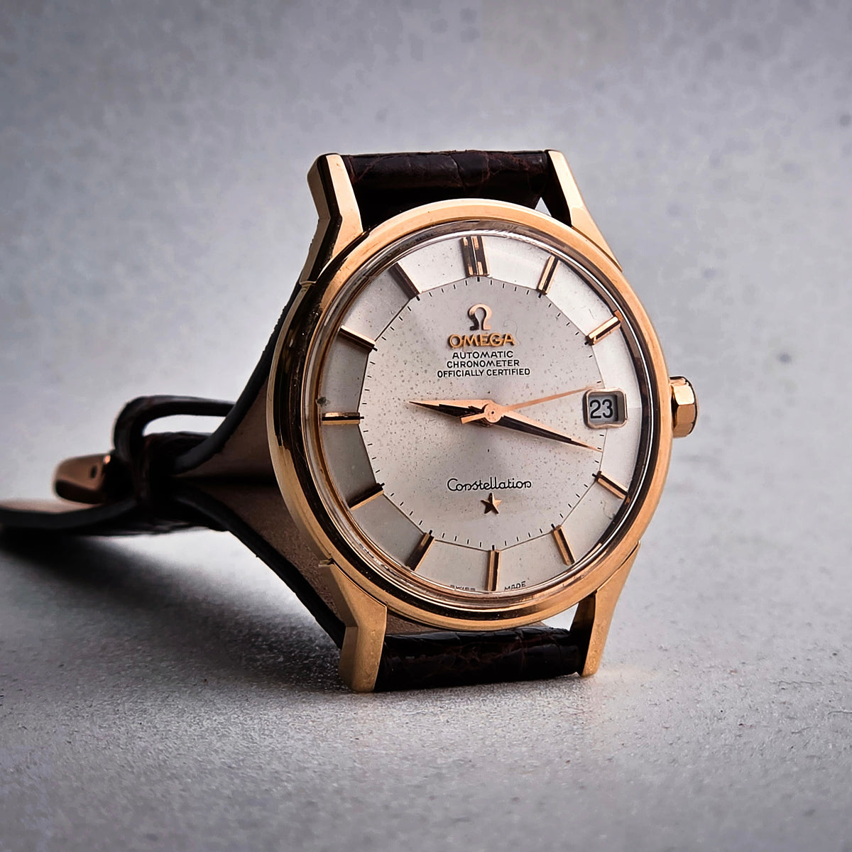 Omega Constellation Piepan 18k rose gold