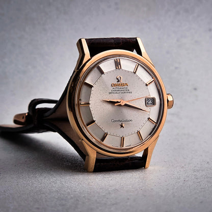 Omega Constellation Piepan 18k rose gold