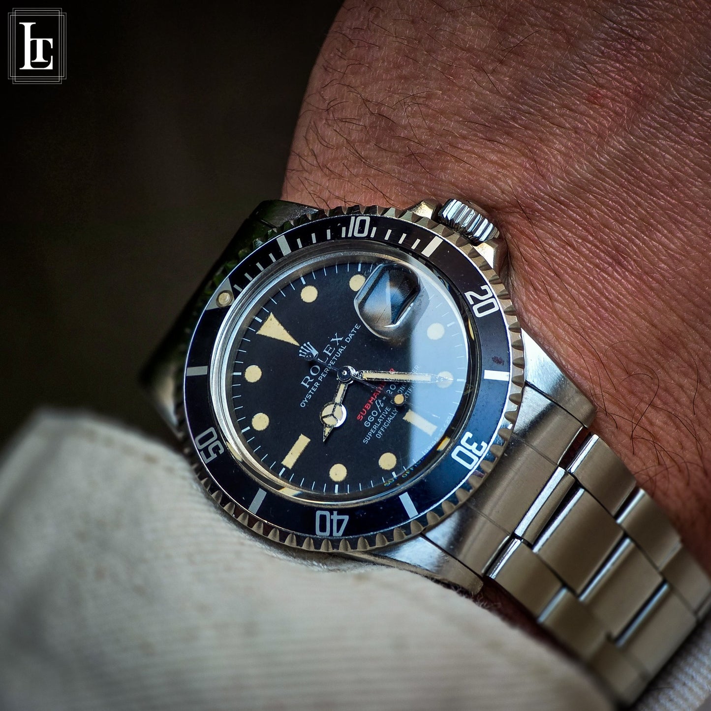 Rolex Submariner 1680 red writing b&p