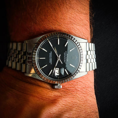 Rolex Datejust 1603 black Full Set