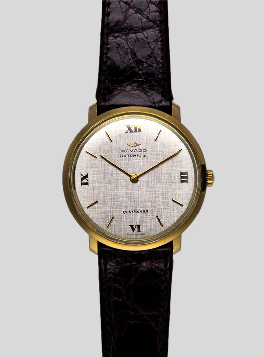 Movado Gentleman Automatic 18k linen