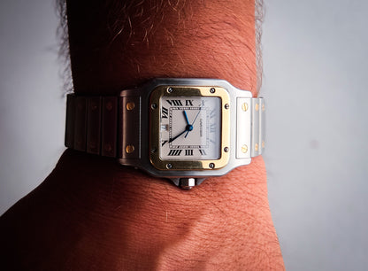 Cartier Santos Galbée 1566 Quarzo