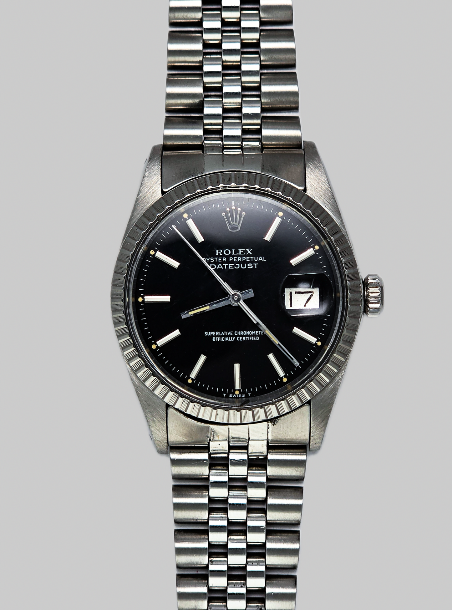 Rolex Datejust 1603 black Full Set