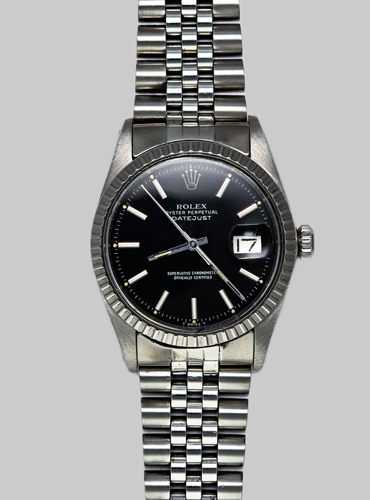 Rolex Datejust 1603 black Full Set