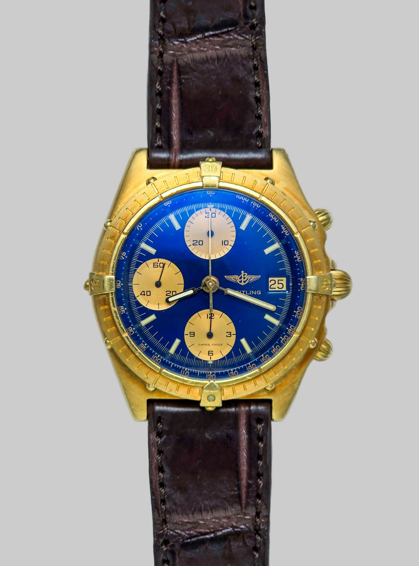 Breitling Chronomat blue 18k