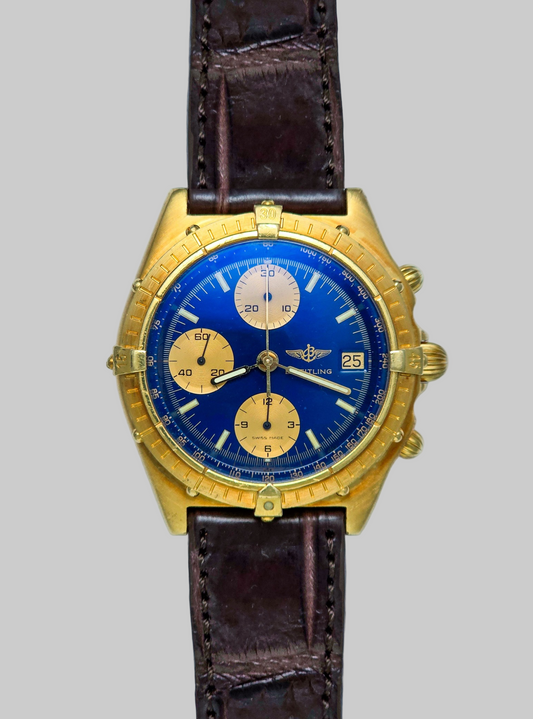 Breitling Chronomat blue 18k