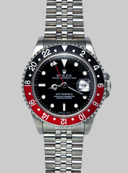 Rolex GMT Master II 16710 b&p coke jubelee