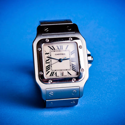 Cartier Santos Galbée Ref. 1564 Argento
