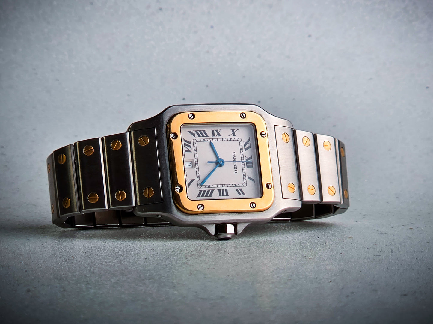 Cartier Santos Galbée 1566 Quarzo
