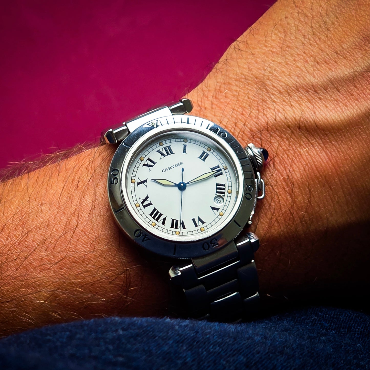 Cartier Pasha 38 mm bracelet