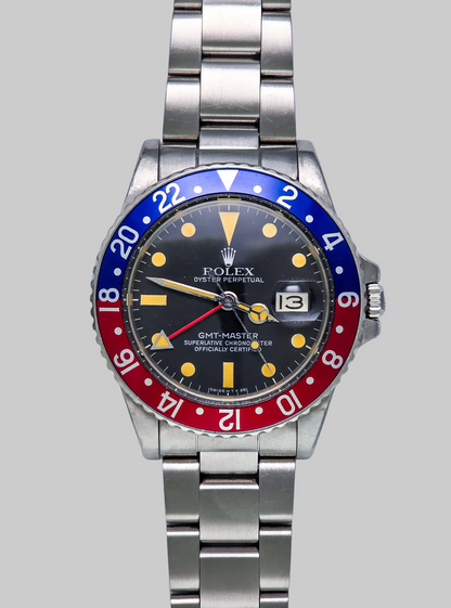 Rolex GMT Master 16750 Pepsi b&p Harrods