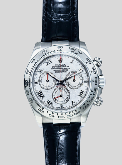 Rolex Daytona Meteorite Ref. 116519 wg b&p