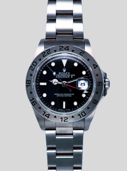 Rolex Explorer II black b&p 1998