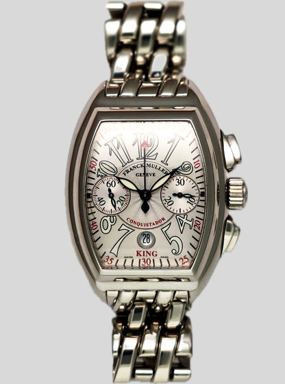 Frank Muller King Conquistador chronograph b&p