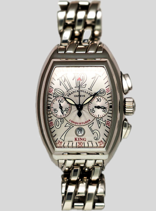 Frank Muller King Conquistador chronograph b&p