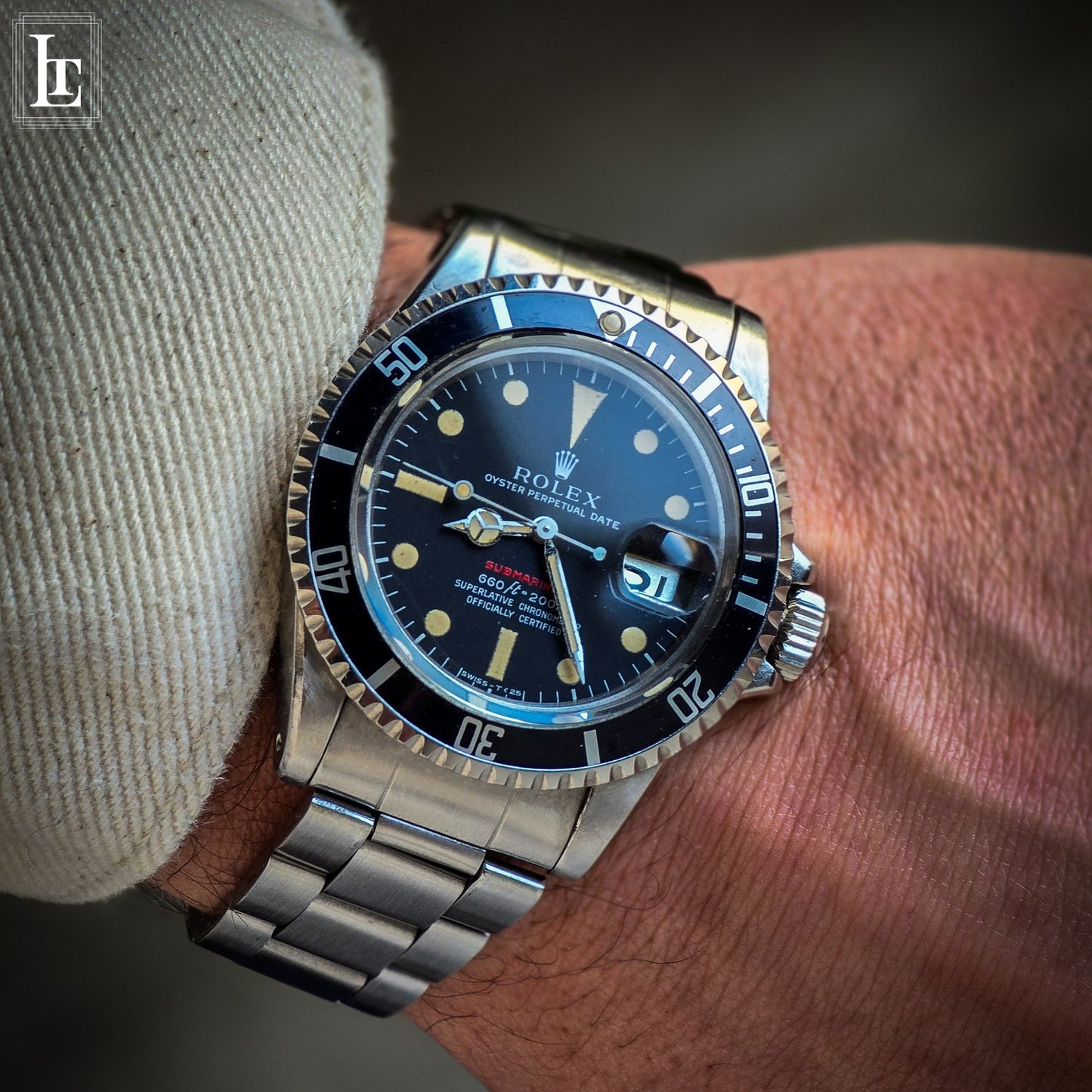 Rolex Submariner 1680 scritta rossa b&p