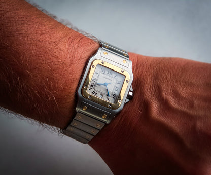 Cartier Santos Galbée 1566 Quarzo