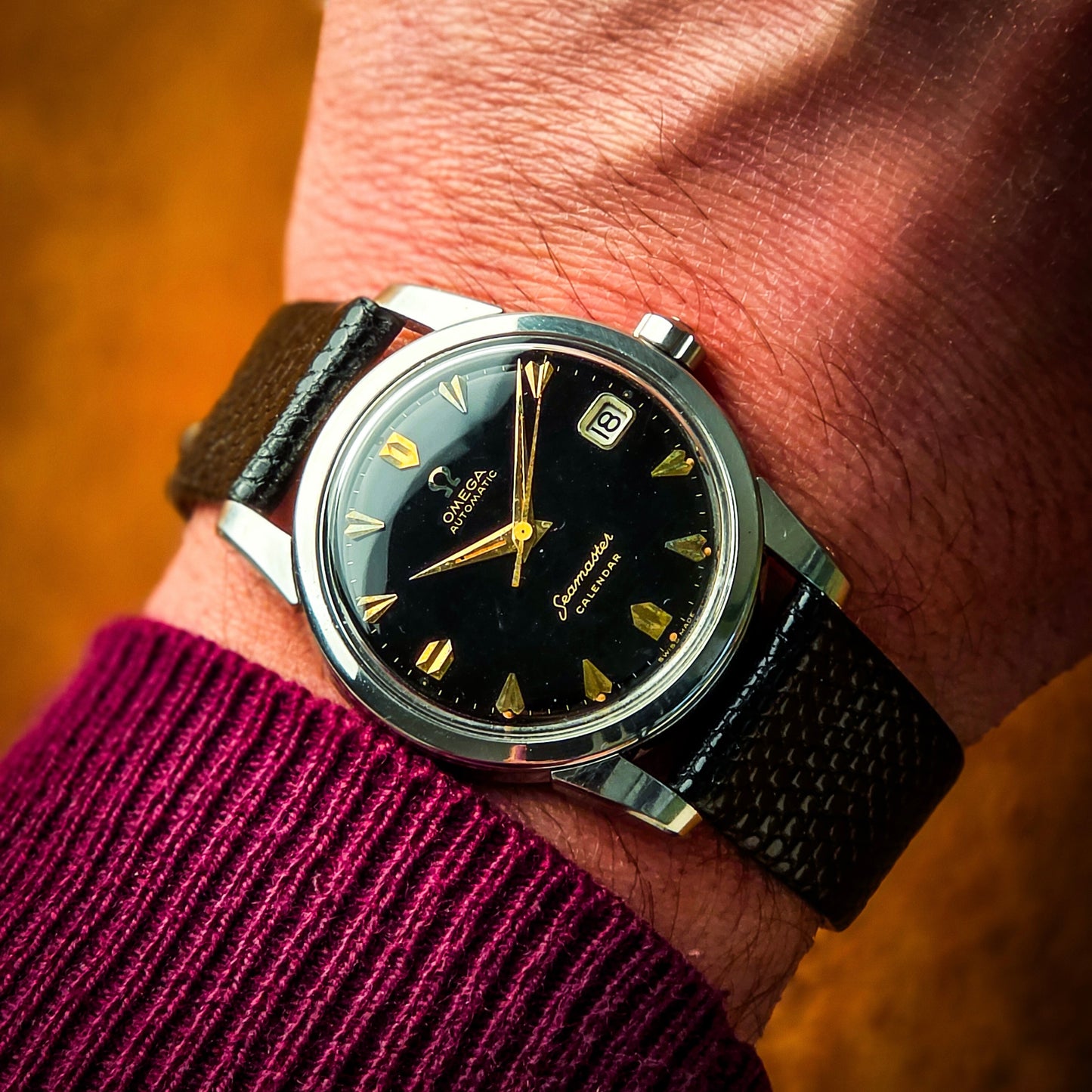 Omega Seamaster Calendar Gilt