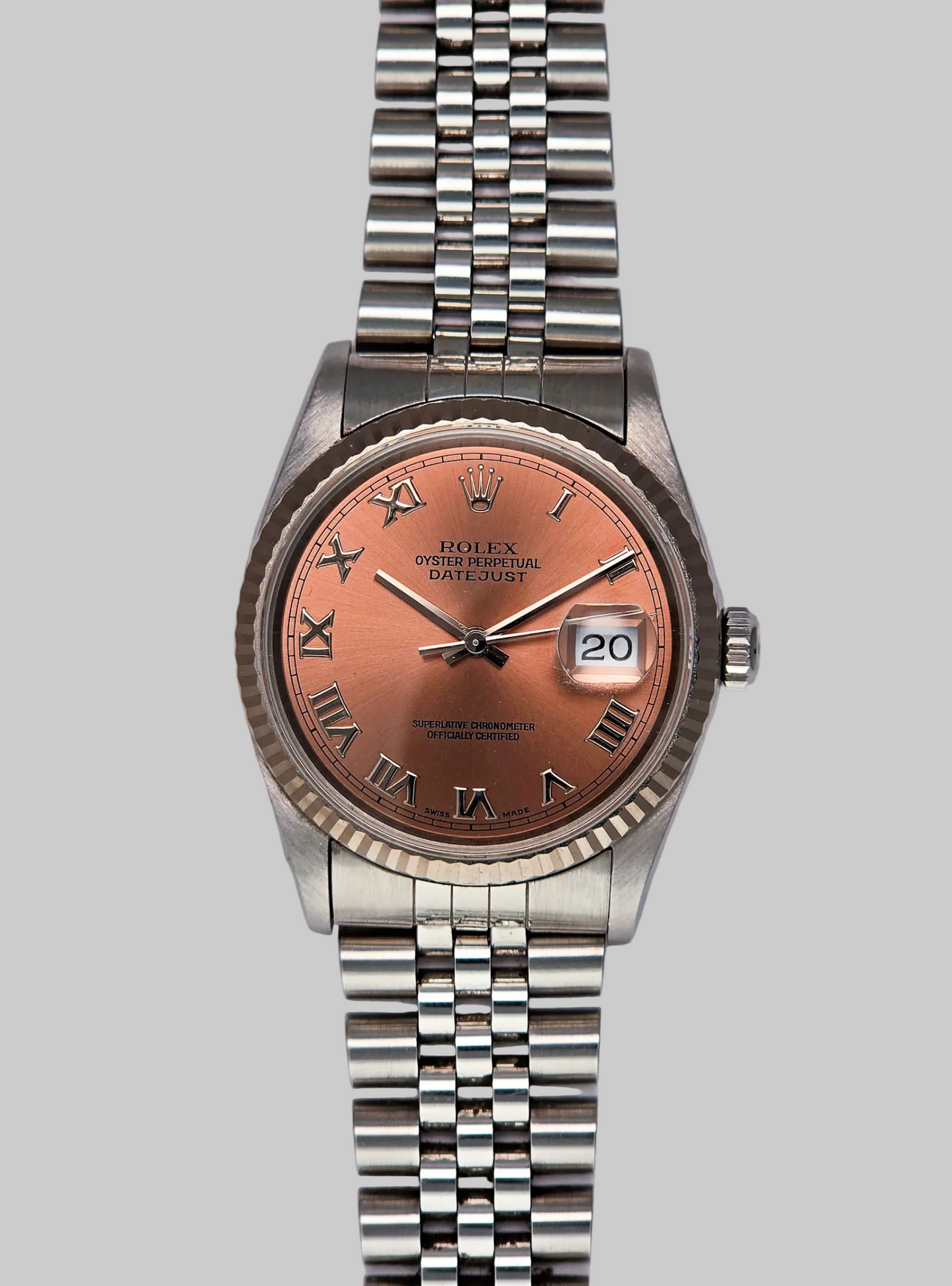 Rolex Datejust 16234 Full Set Salmone