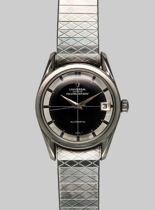 Universal Genève Polerouter black glossy