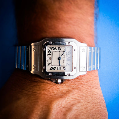 Cartier Santos Galbée Ref. 1564 Argento