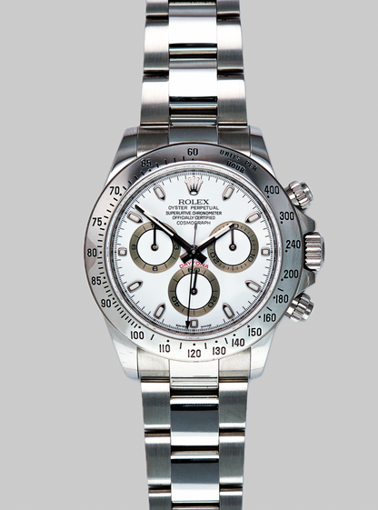 Rolex Daytona 116520 Bianco scatola e libretti