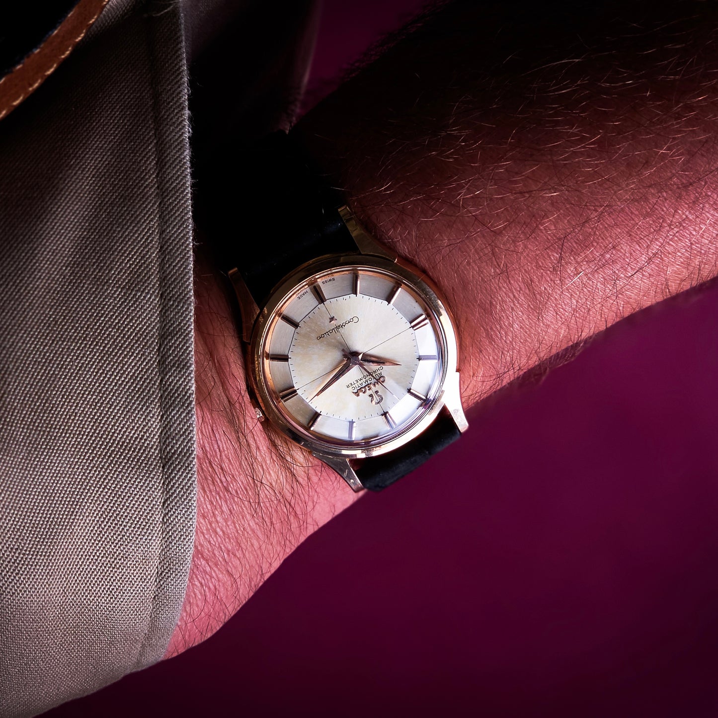 Omega Constellation Piepan 18k rg