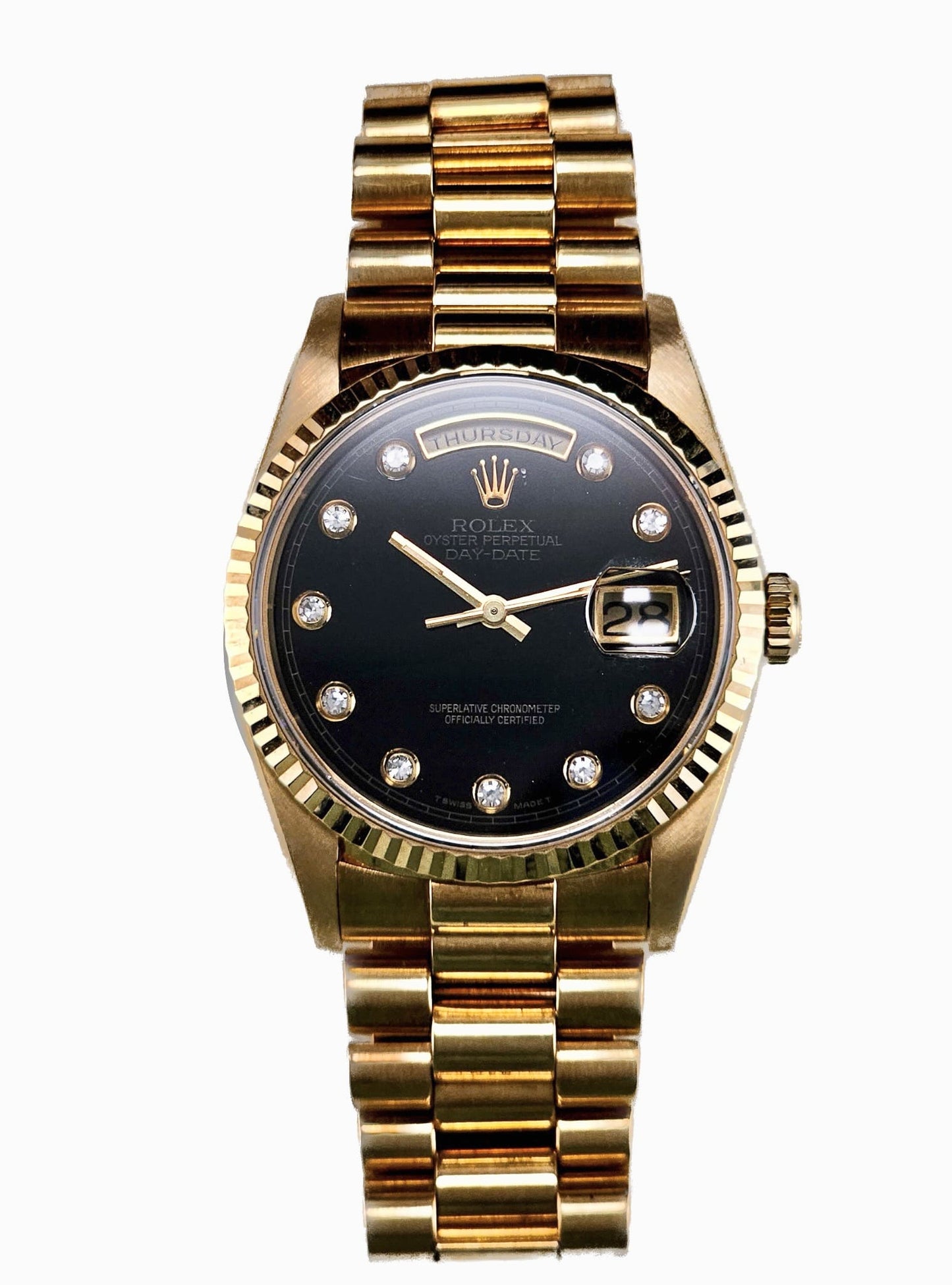 Rolex DayDate 18238 Onyx Pinball