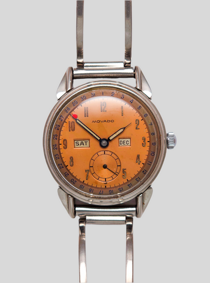 Movado Calendograph Salmon