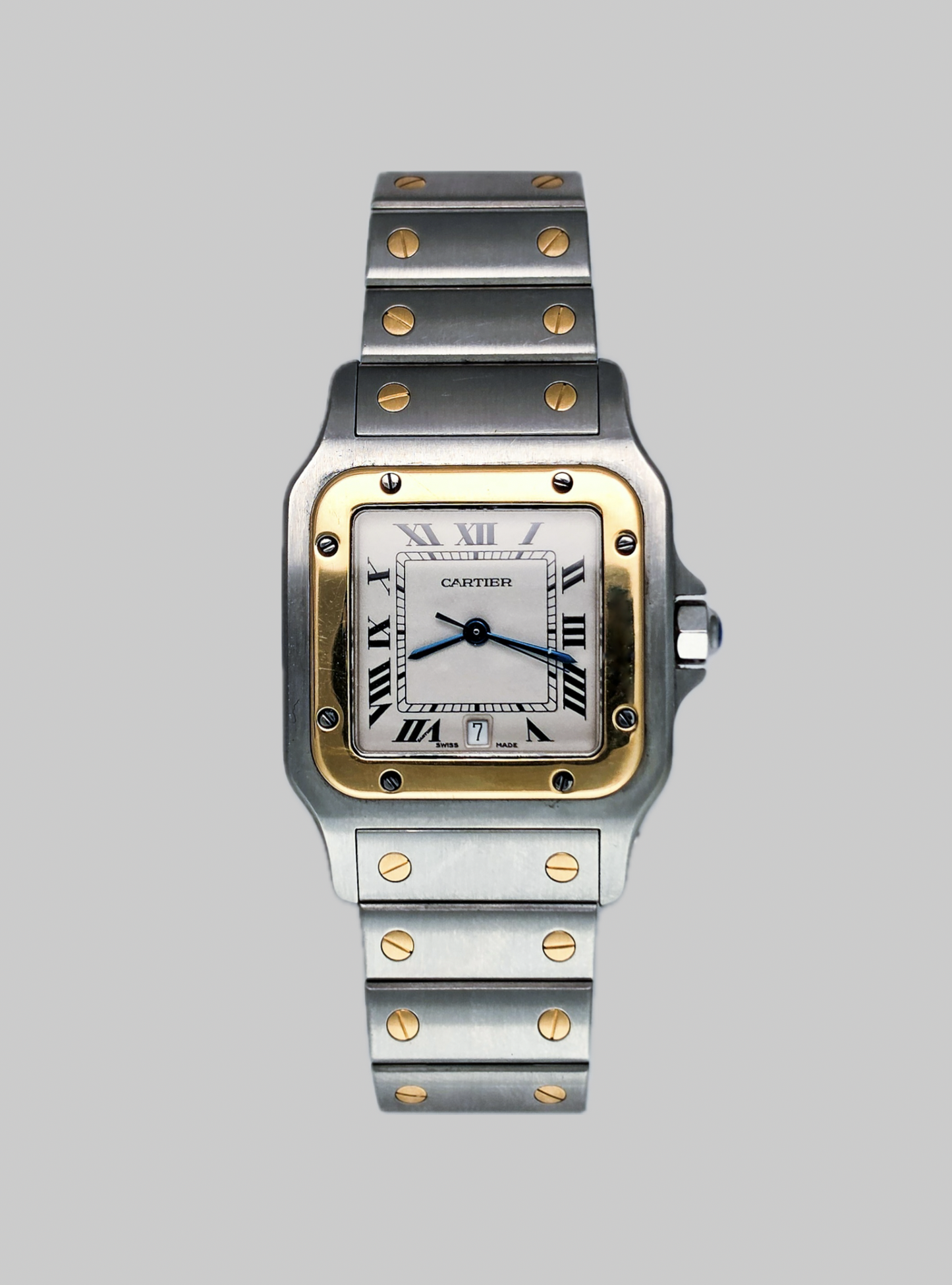 Cartier Santos Galbée 1566 Quarzo