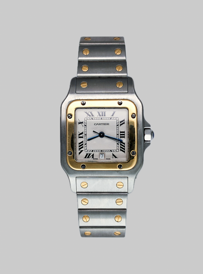 Cartier Santos Galbée 1566 Quarzo