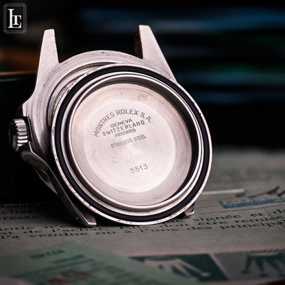 Rolex Submariner 5513 Maxi Dial MK2 b&p