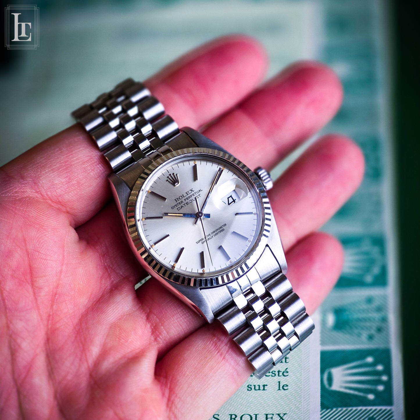 Rolex Datejust 16014 b&p