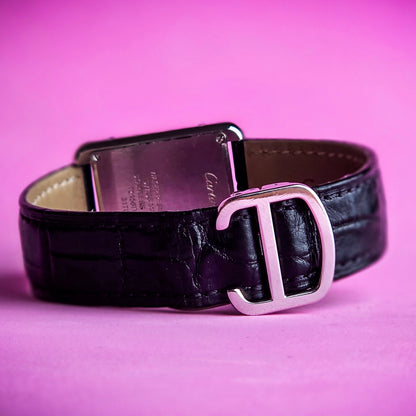 Cartier Tank Solo quarzo rosa