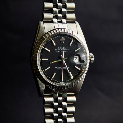 Rolex Datejust 1603 black Full Set