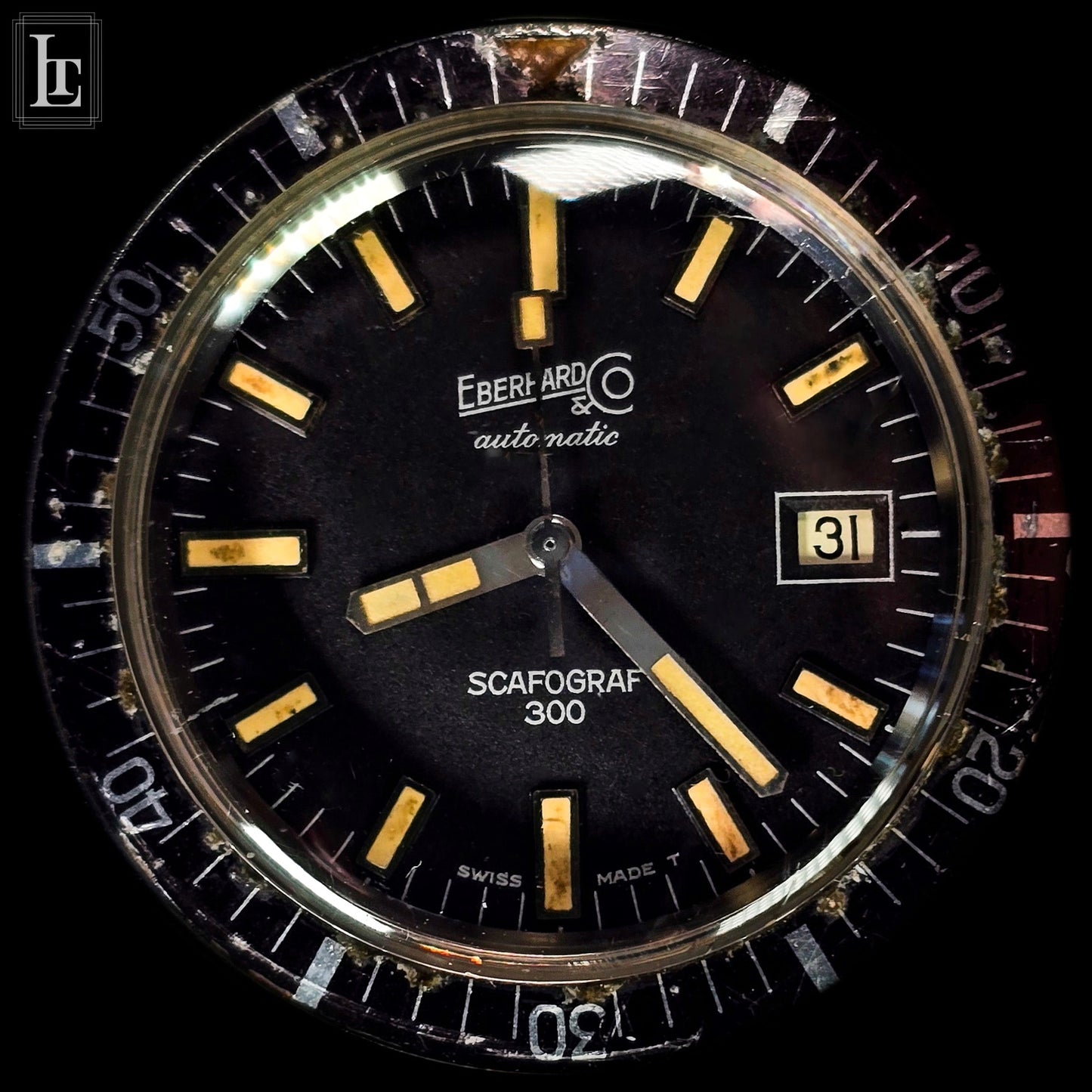 Eberhard Scafograf 300 bracciale e scatola 
