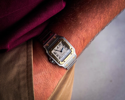 Cartier Santos Galbée 1566 Quarzo