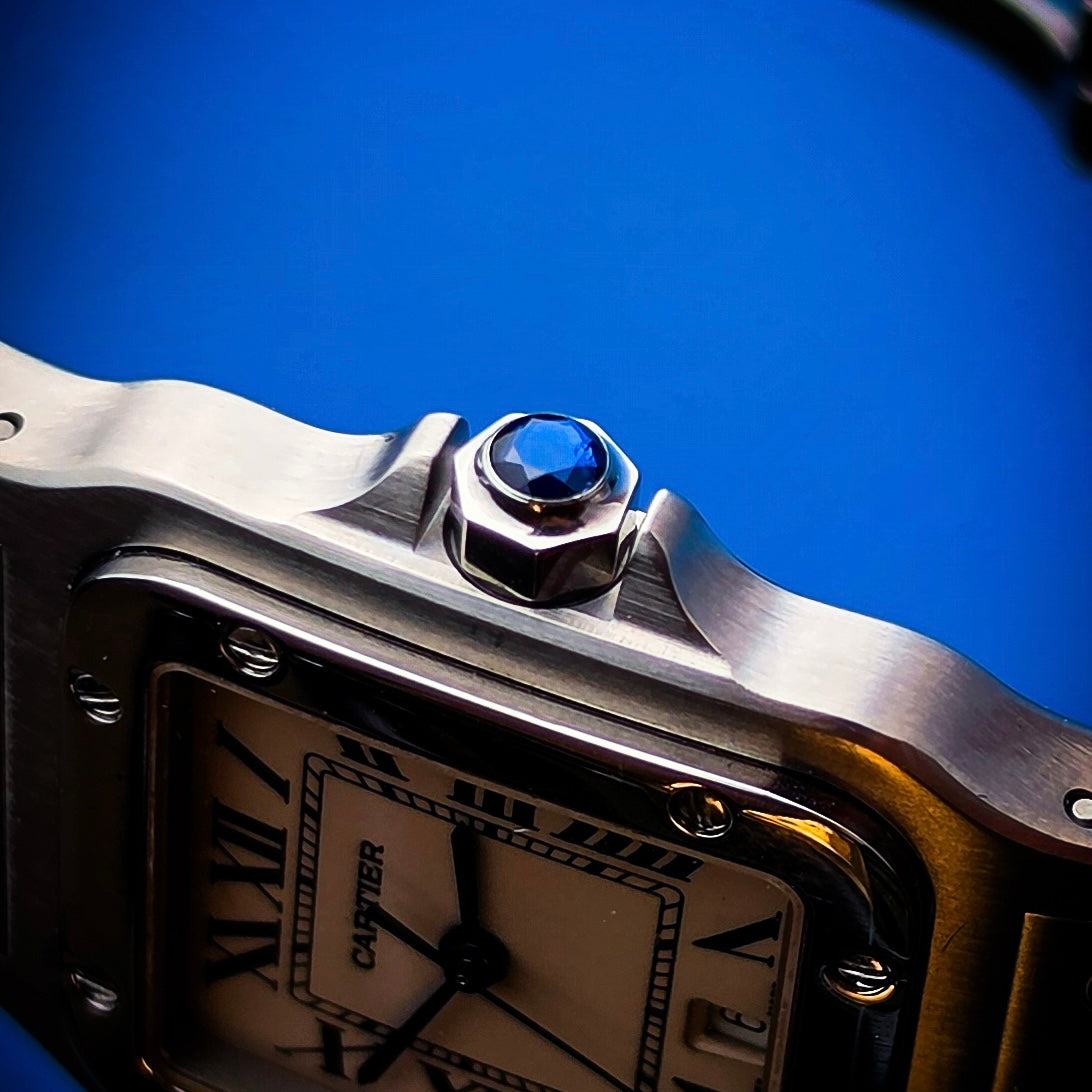Cartier Santos Galbée Ref. 1564 Argento