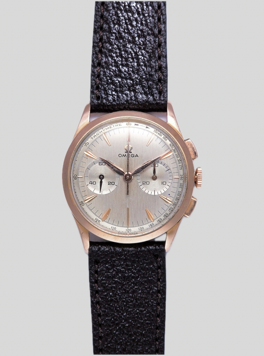 Omega 320 chronograph rose gold 18k