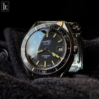 Eberhard Scafograf 300 bracciale e scatola 