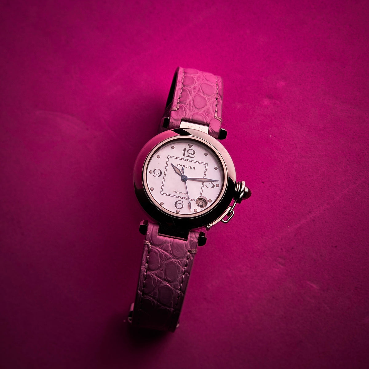 Cartier Pasha C Rif. 2324 Madreperla rosa