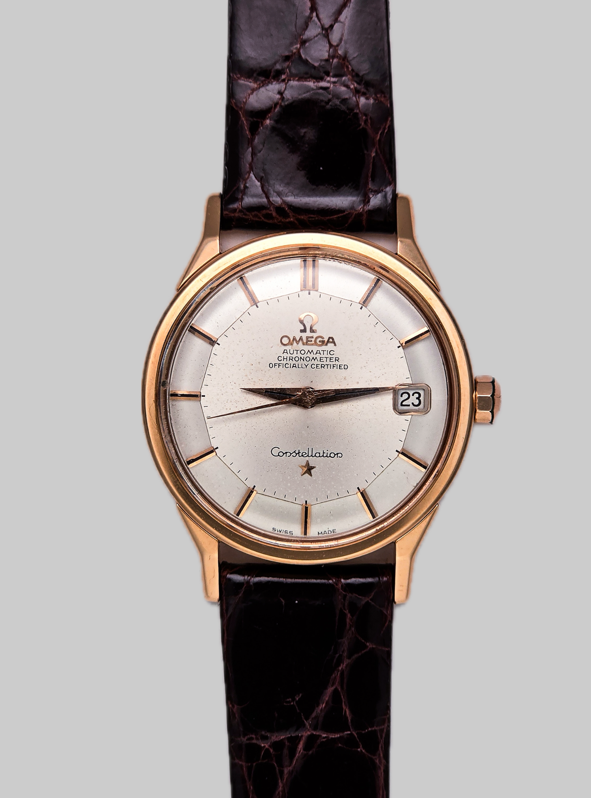 Omega Constellation Piepan 18k rose gold