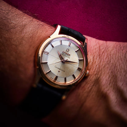 Omega Constellation Piepan 18k rg