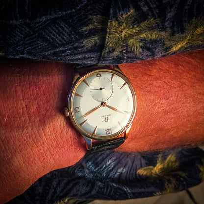 Omega Oversize 2 toni oro rosa