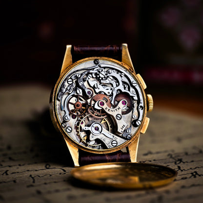 Zenith Chronograph Compur Sandwich 18k