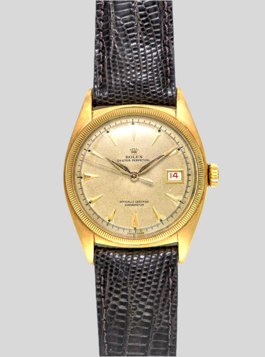 Rolex 6105 “Ovettone” yellow gold