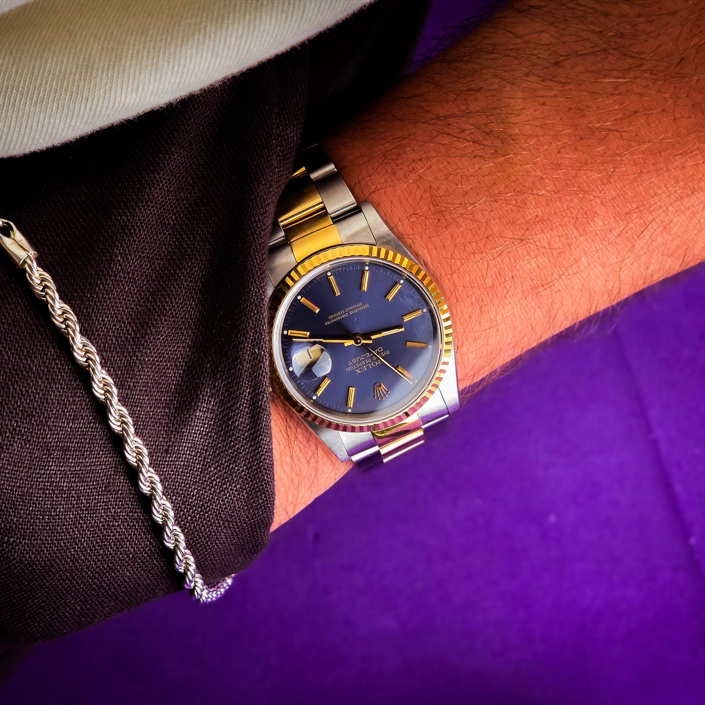 Rolex Datejust 16233 steel & gold Full Set