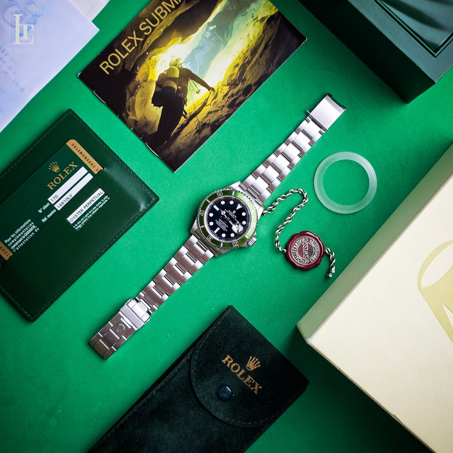 Rolex Submariner 16610 LV “Kermit”