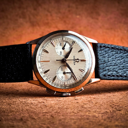 Omega 320 chronograph rose gold 18k