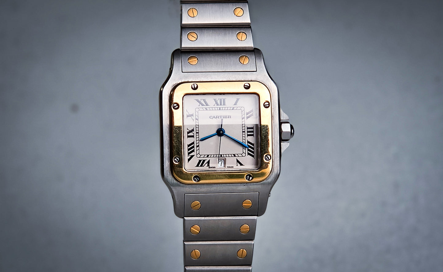 Cartier Santos Galbée 1566 Quarzo